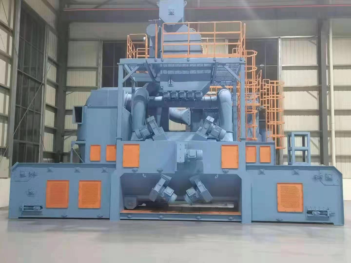 鋁壓鑄網帶式拋丸機